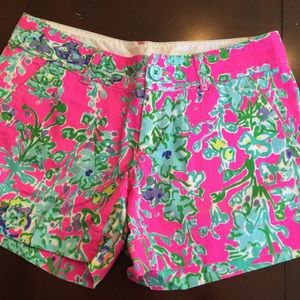 Euc Lilly pulitzer pop pink southern charm Callahan shorts size 2